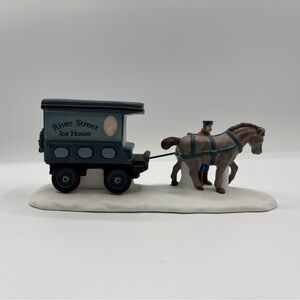 Department 56 1989 Heritage Village Collection River City Ice House Cart 5959-5